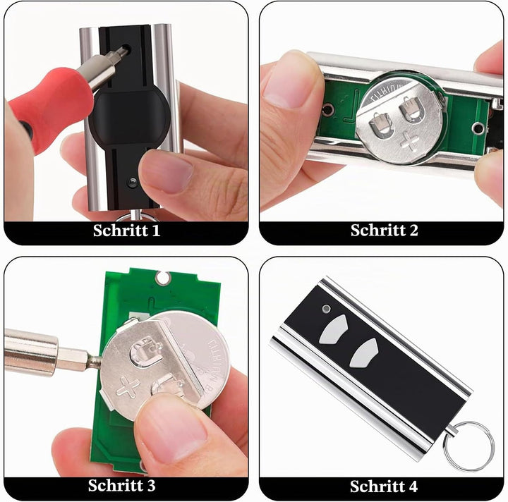 2 Stück Handsender Kompatibel mit Normstahl,Garagentoröffner,Passend für Normstahl Entrematic RCU 43