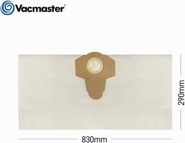 Vacmaster 950127 Beutel für Staubsauger, Paper, 20L x 5 bags (20L) UK Standard-Filtration 5-er Packu
