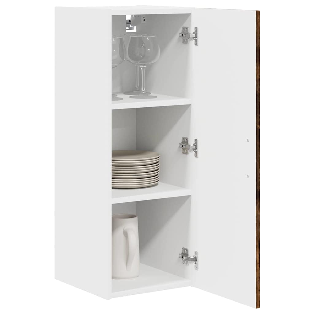 vidaXL Geschirrspülerfront Kalmar 2 pcs Geräucherte Eiche, Eleganter moderner Küchenregal, grosser S