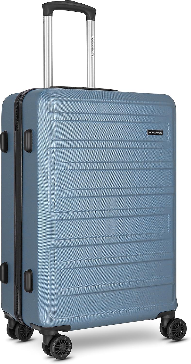 Worldpack New York 2.0 Koffer Set-Gross | Trolley mit 4-Rollen und Zahlenschloss - Hartgepäck mit Wä