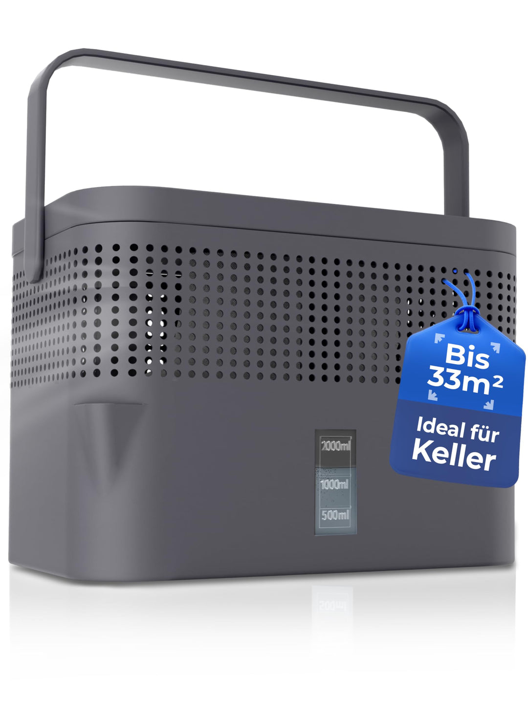 BonAura® AirOne Max Luftentfeuchter ohne Strom bis 33m² I 360° Belüftung I Raumentfeuchter mit Ausgi