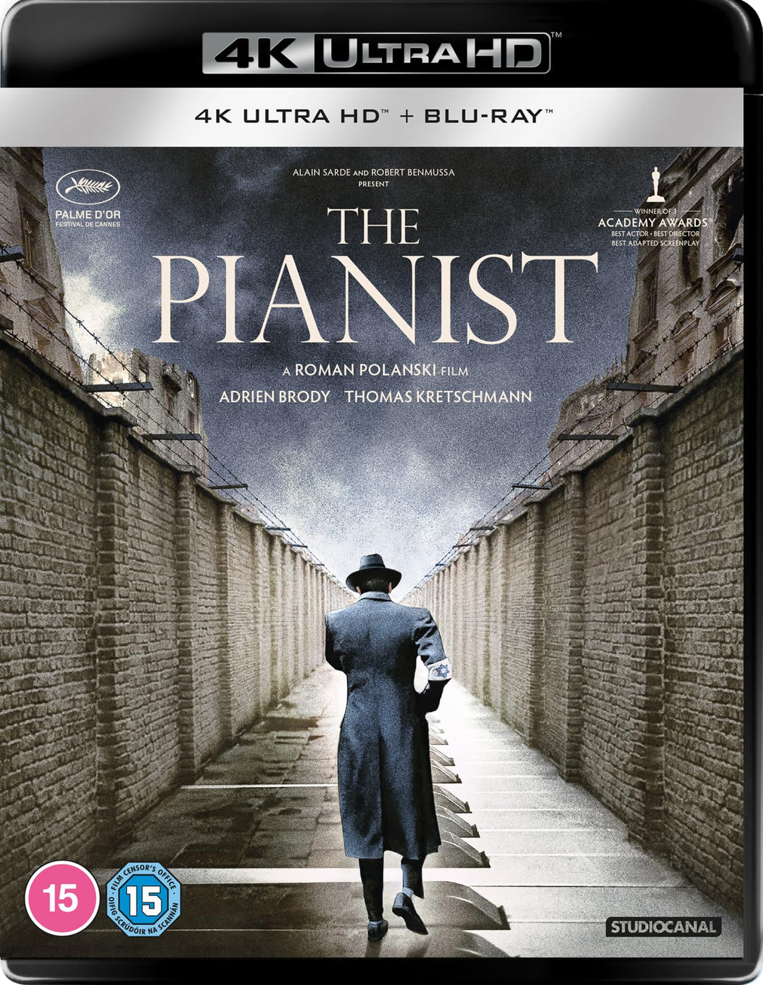 The Pianist 4K UHD [Blu-ray] [Region A & B & C], Blu-ray