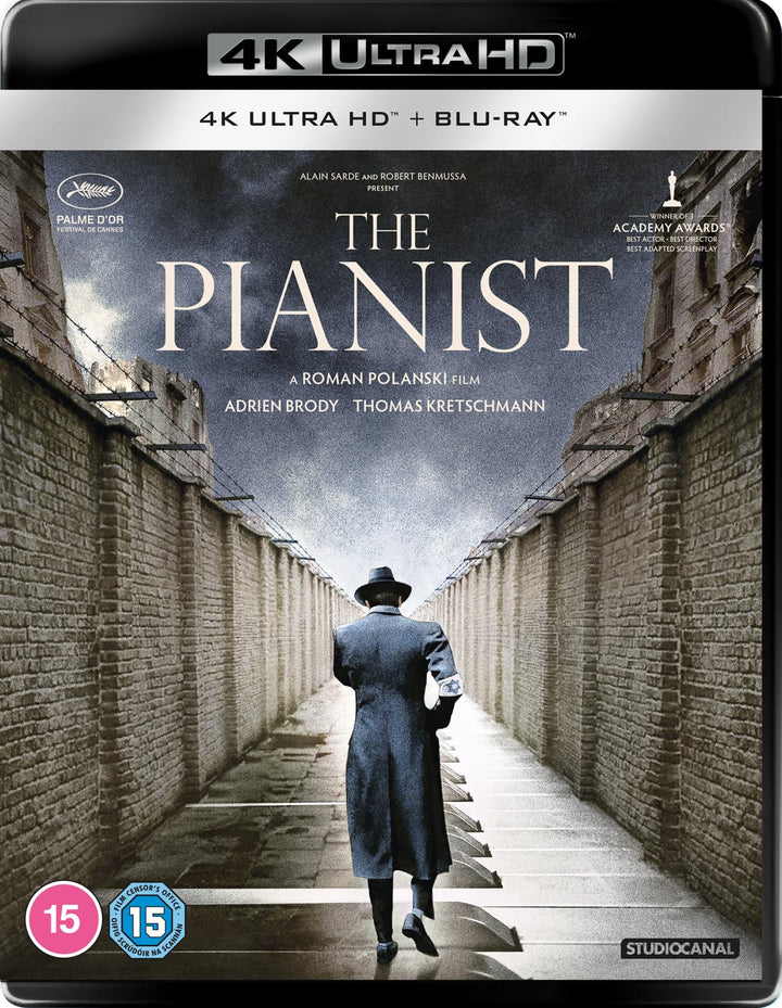 The Pianist 4K UHD [Blu-ray] [Region A & B & C], Blu-ray