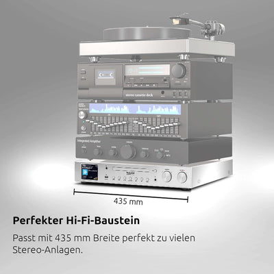 TechniSat DIGITRADIO 143 CD (V3) – Digital HiFi-Tuner, Internetradio (DAB+, UKW, Bluetooth-Audiostre