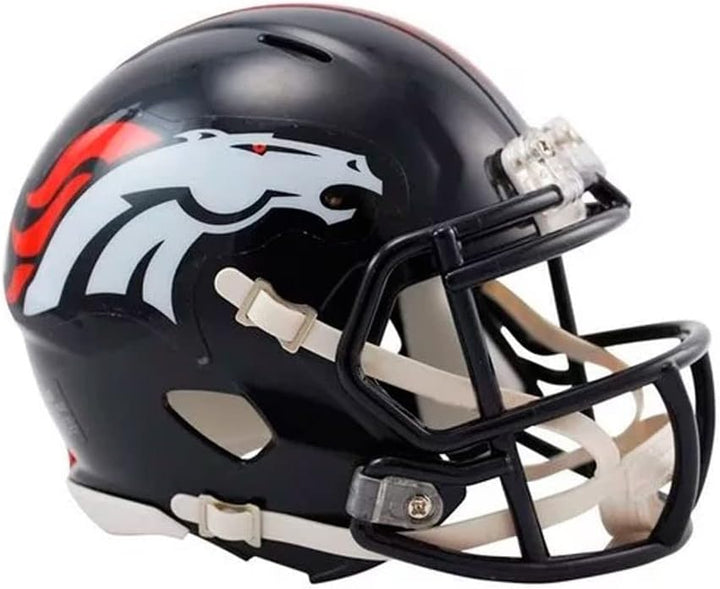 Riddell NFL Speed Mini-Helm Denver Broncos Einheitsgrösse Schwarz, Denver Broncos Einheitsgrösse Sch