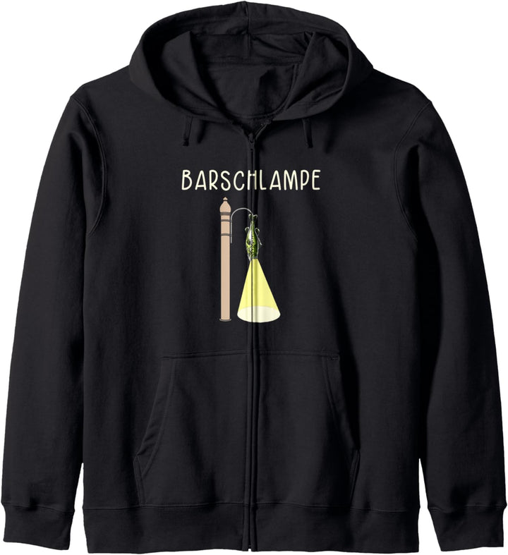 Barschlampe Barsch Fischen Karpfen Hecht Mann Carp Fishing Kapuzenjacke