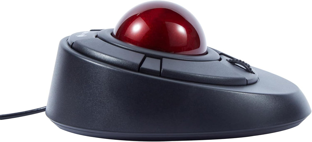 Wired Trackball Maus mit Scroll Wheel - Roter Ball