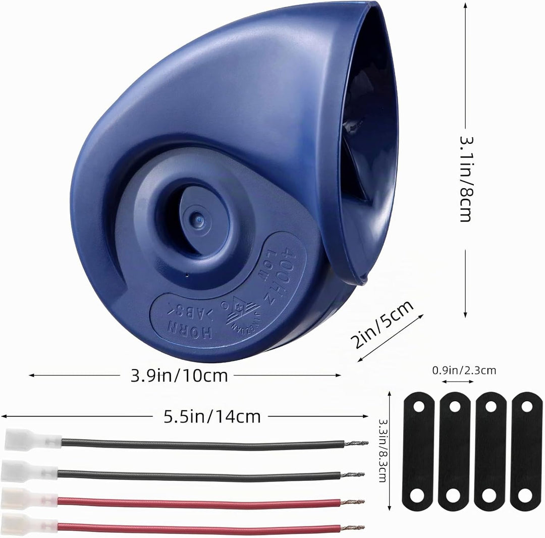 Rupse Hupe Autohupe Laut 120dB Horn Signalhorn für 12v Pkw Lkw Wohnmobile Motorräder Schiffe E-Bikes