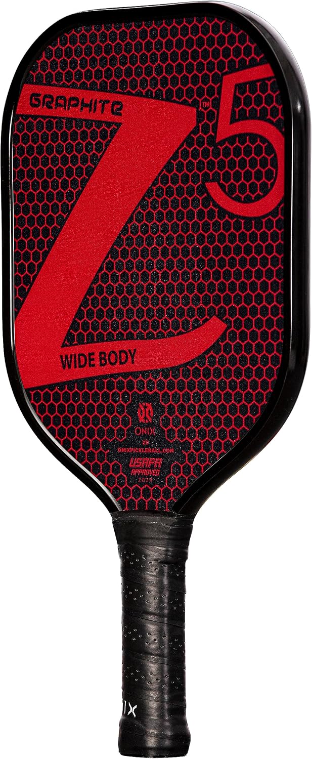 Onix Pickleball-Paddel aus Kohlefaser, Graphit, Z5, mit gepolstertem Komfortgriff, USA Pickleball zu
