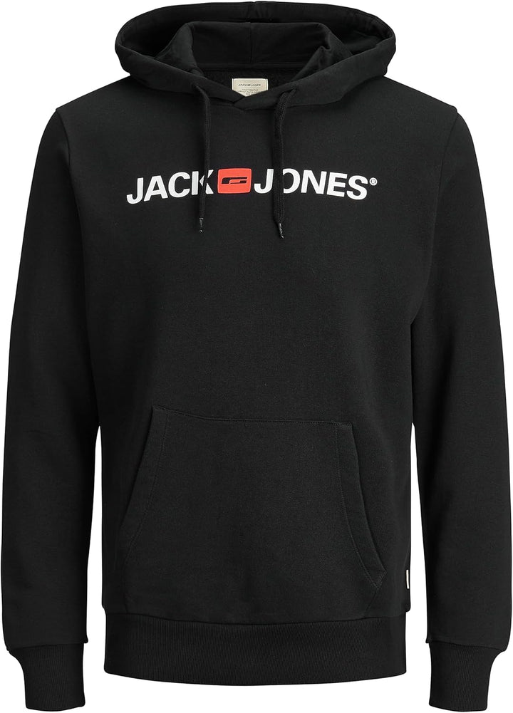 JACK & JONES Male Kapuzenpullover 2er-Pack Logo Kapuzenpullover S 1x Port Royale, 1x Schwarz, S 1x P
