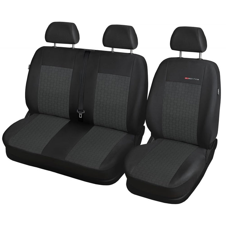 MOTOS Universal-Sitzbezüge Auto für Mercedes Sprinter Autositzbezüge mit aktivem Airbag-System, drei