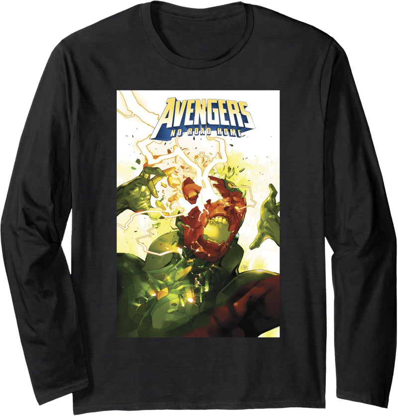 Marvel Avengers No Road Home Vision Comic Cover Langarmshirt