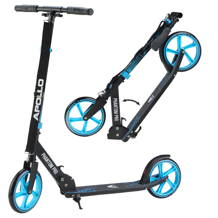 Apollo XXL Wheel Scooter - Phantom Pro Cityroller | Klappbarer City Roller für Kinder | Höhenverstel