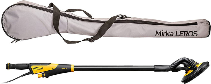 Mirka LEROS Exzenterschleifer, Wand- und Deckenschleifer mit 180° Schleifkopf-Flexibilität (Ø 225 mm