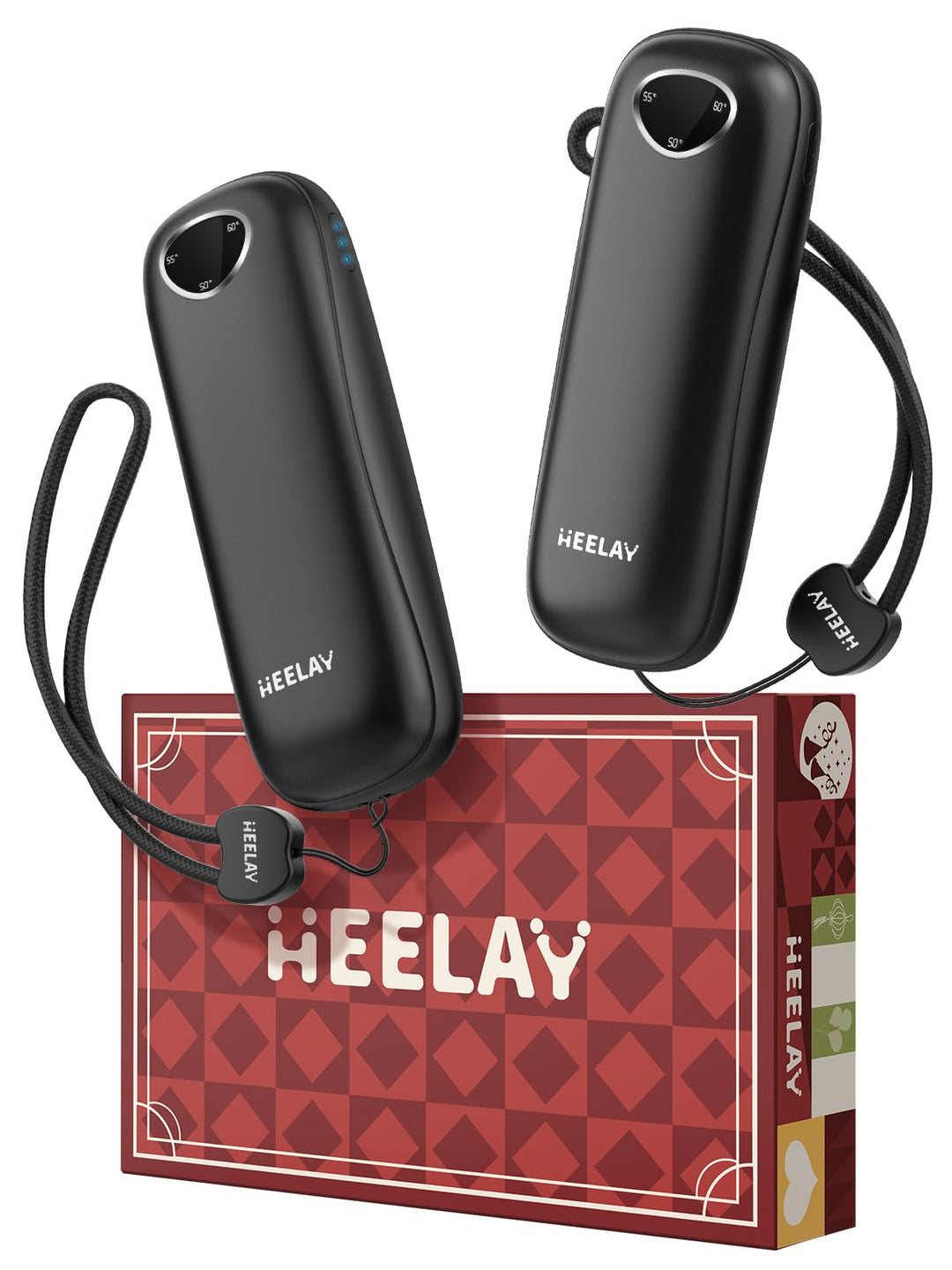 Handwärmer Elektrisch 10000mAh 2er-Pack [Weihnachts-Geschenksbox] Wiederverwendbarer Handwärmer USB