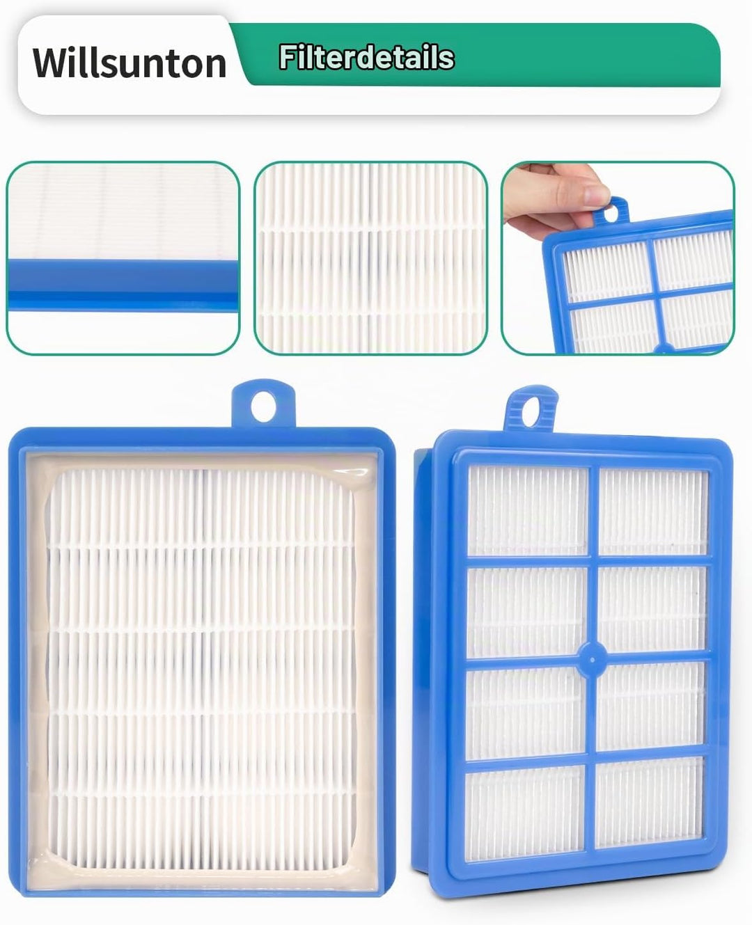 (10 Beutel + 2 HEPA Filter) Zubehör Set für AEG VX6 VX7 VX8 VX9 Bodenstaubsauger VX6-2 VX6-1-ÖKO VX6