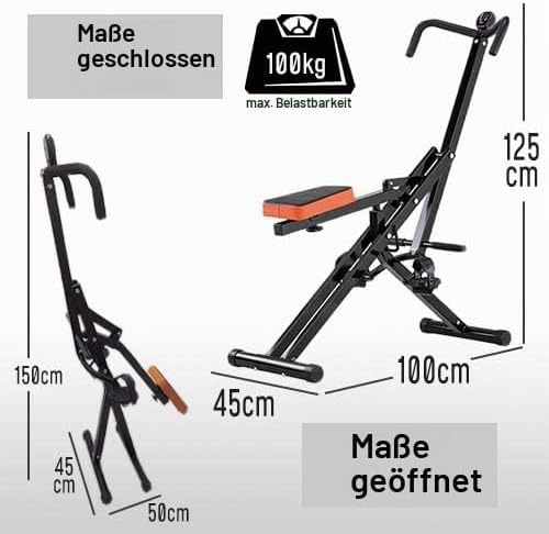 Ffitness FLTBC300 Total Power Body Crunch Pump mit LCD-Display Home Fitness Trainer Multifunktionale