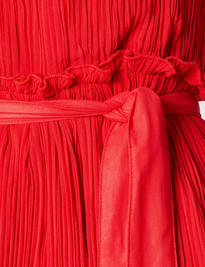 SPARKZ COPENHAGEN Damen Meteora Lssiges Abendkleid XS Klassisches Rot, XS Klassisches Rot
