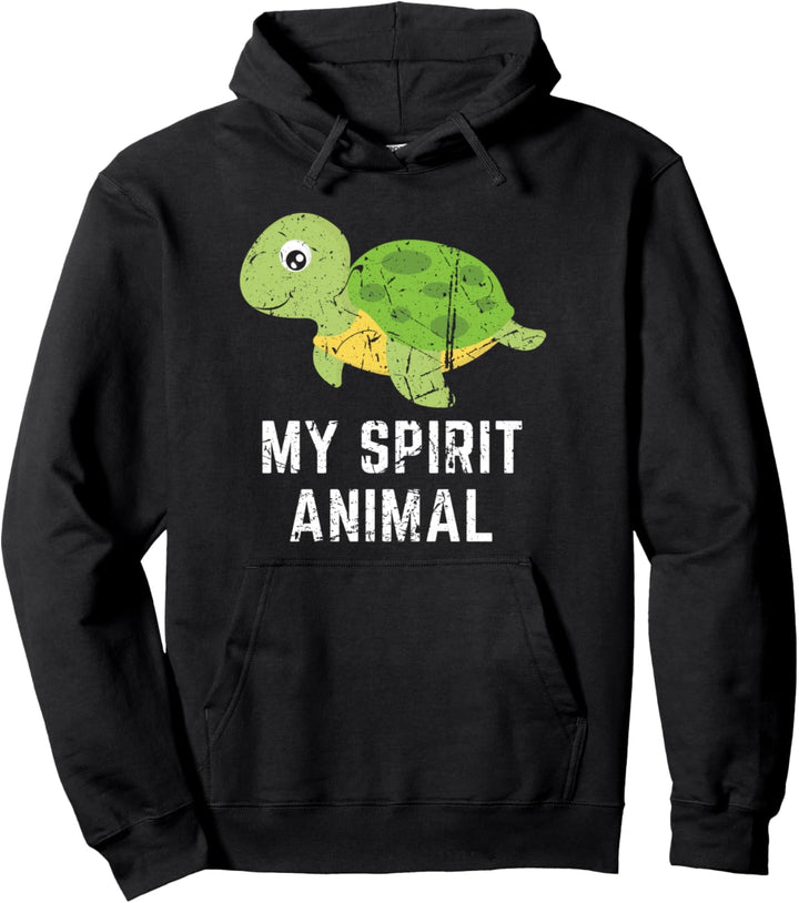 Sea Animal Turtle My Spirit Animal Turtles Reptile Pullover Hoodie