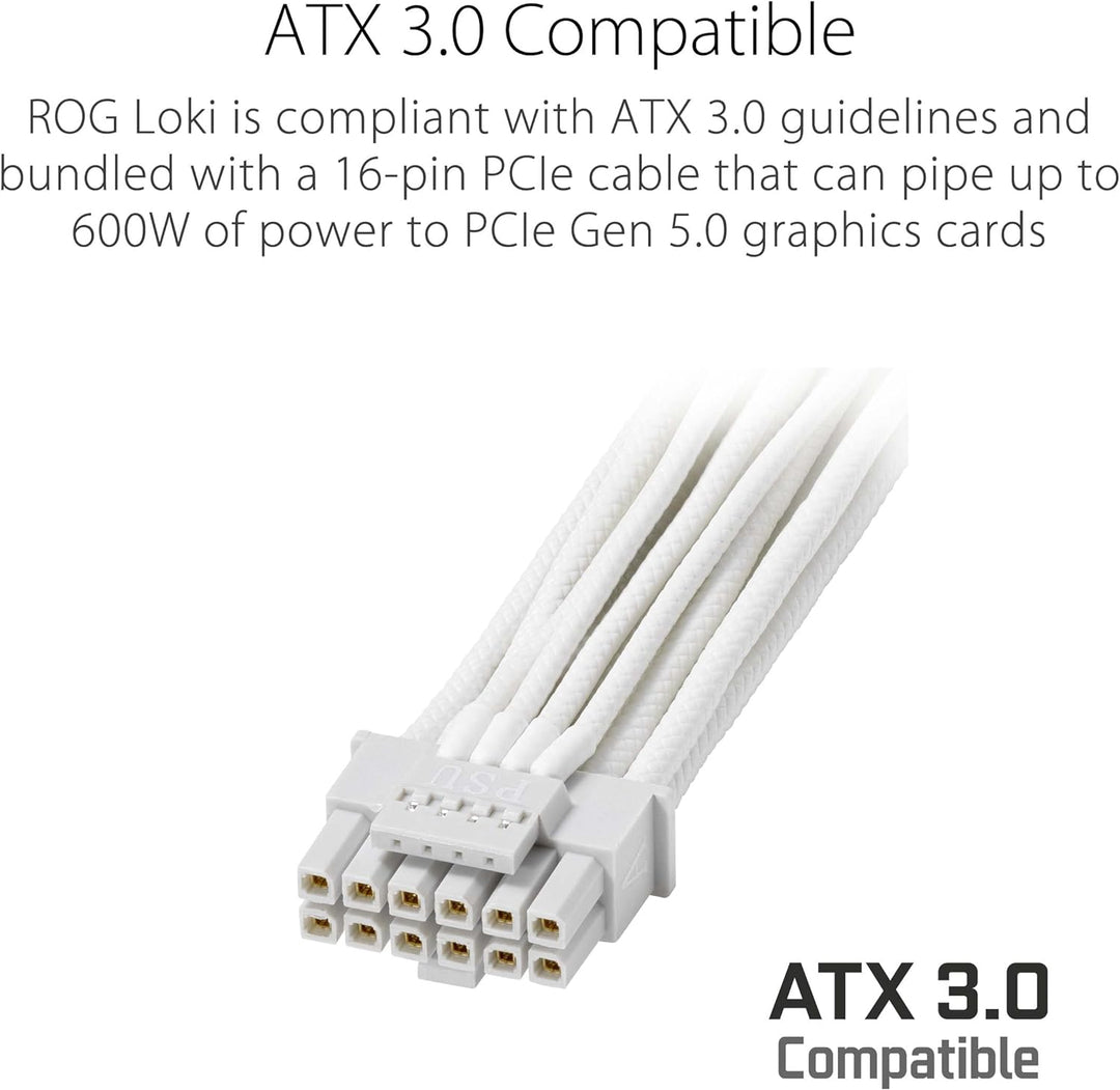 ASUS ROG Loki SFX-L 850W Platinum Netzteil (Vollmodulares Netzteil, 80+ Platinum, Lambda A Zertifizi