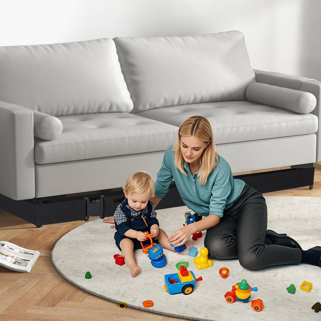 Uross Unter Sofa Blocker Spielzeug 310 cm, Unter Möbeln für Haustiere, Schutzvorrichtungen für unter