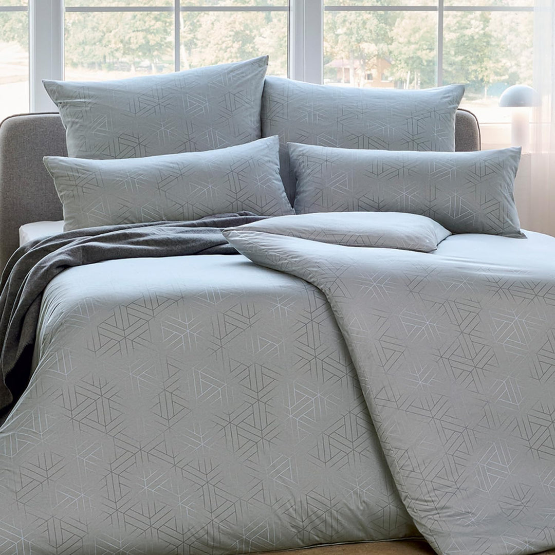 ESTELLA Atelier Bettwäsche Pippa Farbe grau Grösse 135x200 + 80x80 Grau 135x200 + 80x80, Grau 135x20