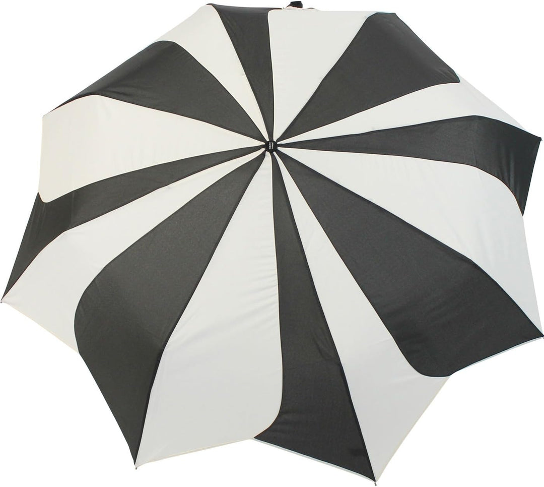 Damen Taschenschirm Pierre Cardin Auf-Zu-Automatik - Sunflower - schwarz-weiss, Schwarz-weiss