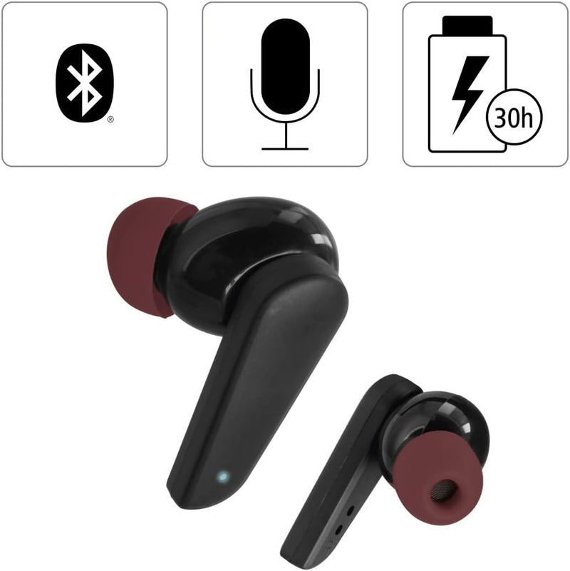 Hama Bluetooth Kopfhörer "Spirit Pocket" (In Ear Kopfhörer mit Mikrofon, True Wireless Earbuds mit L