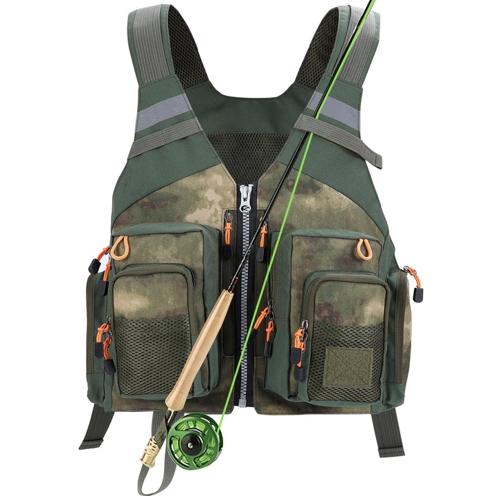 PELLOR Angel Westen, Herren Outdoor Freizeit Atmungsaktiv Weste Freizeitweste mit Vielen Taschen für