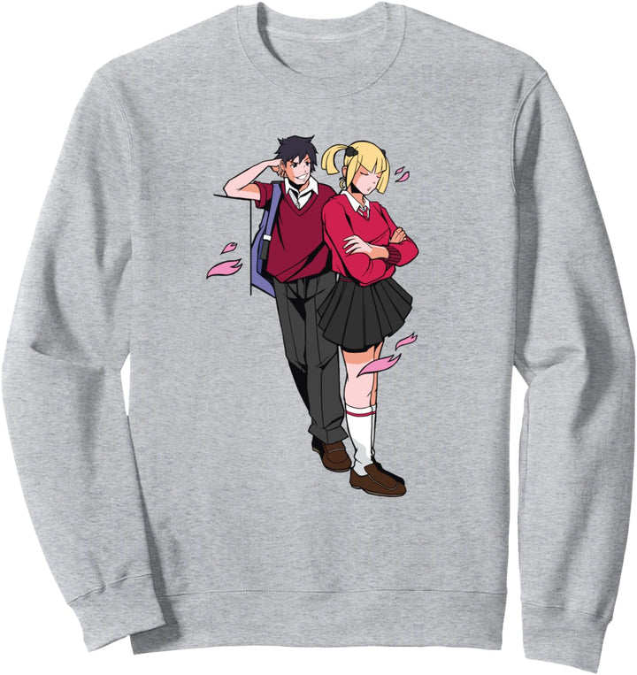 Anime-Paar Flirten Sweatshirt