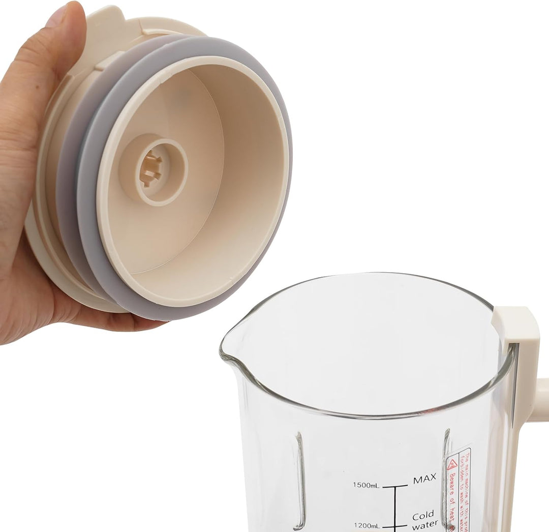 Sojamilch-Maschine, Automatische Sojamilchmaschine, Max. Kapazität 1500ML, Sojamilchbereiter Entsaft