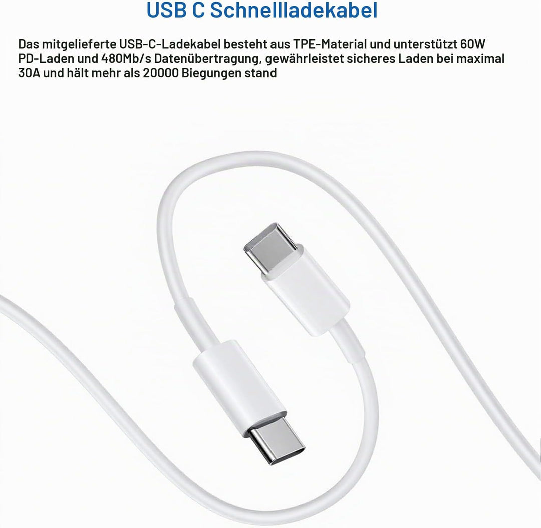 2er Pack USB C Ladegerät 25W Ladekabel für Samsung Galaxy S26 S25 S24 S23 S22 S21 Ultra/Plus A57 A56