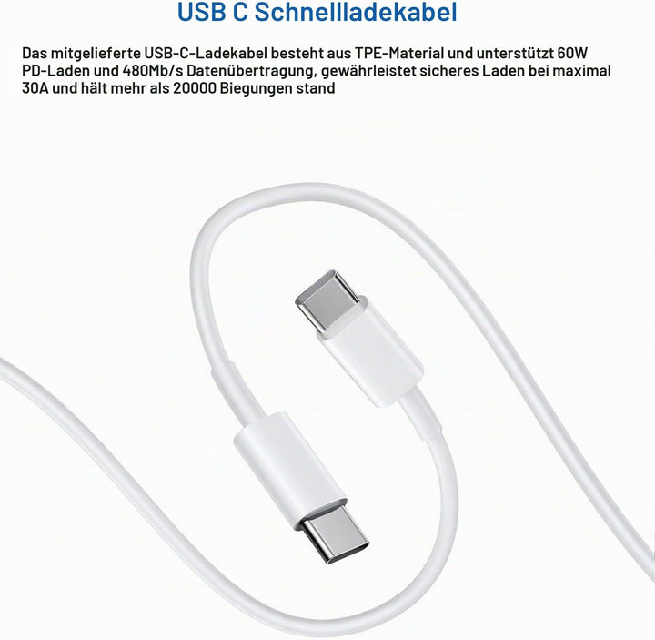 2er Pack USB C Ladegerät 25W Ladekabel für Samsung Galaxy S26 S25 S24 S23 S22 S21 Ultra/Plus A57 A56