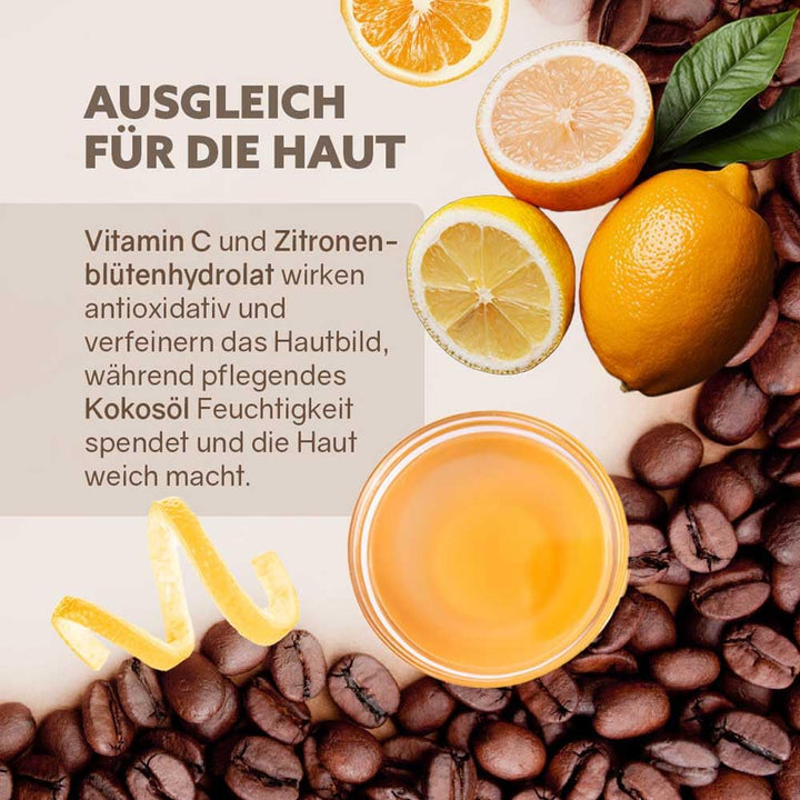 puremetics 3in1 Dusch-Fluff, Coffee Booster, 250g