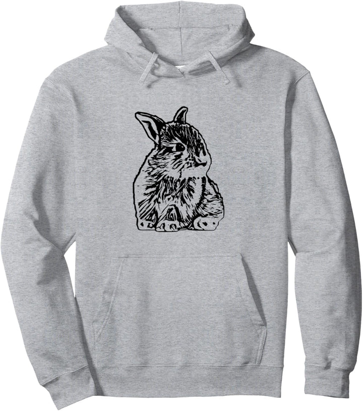 Häschen Hase Motiv Haustiere Nagetiere Kaninchen Hasen Pullover Hoodie