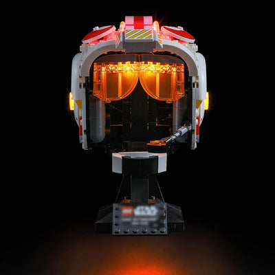 BRIKSMAX Led Licht für Lego Luke Skywalker(Rot Fünf) 75327 - Compatible with Lego Star Wars Baustein