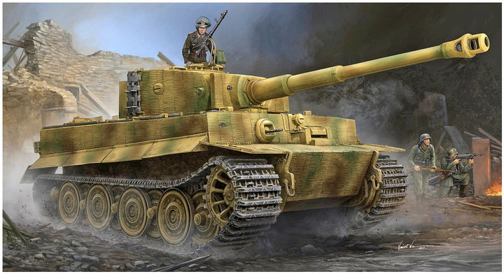 Trumpeter TRU09540 9540 12785 Pz.Kpfw.Vi AUSF. E, Sd.Kfz181, Tiger 1 mit Zimmerit Plastikmodellbausa