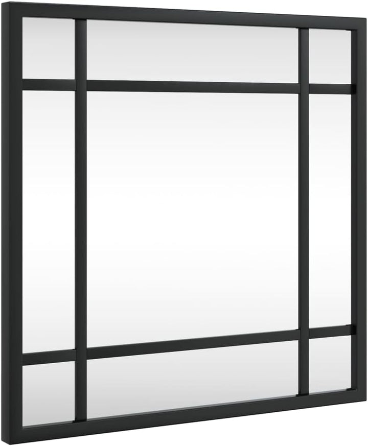 vidaXL Wandspiegel, Hängend Quadratisch Spiegel Badspiegel, Fensterspiegel für Badezimmer Wohnzimmer