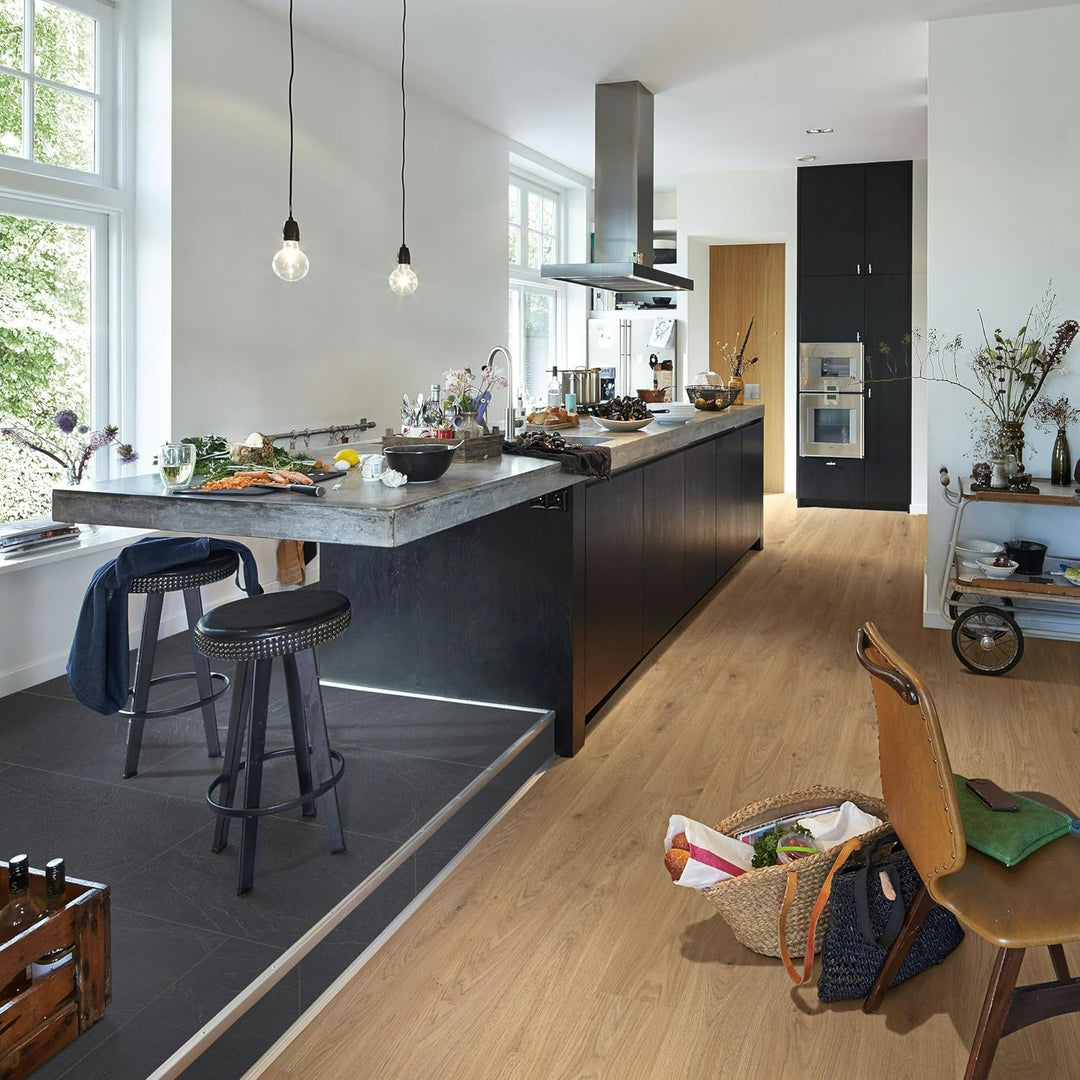 Meister Laminatboden MeisterDesign. Laminate LB 150 857 x 398 x 8 mm 06137 Schiefer anthrazit Steinp