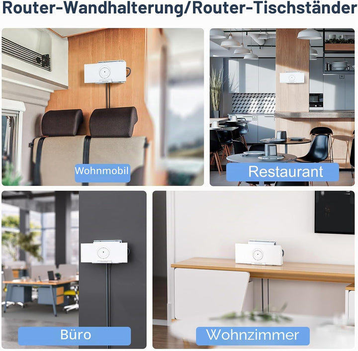 für Starlink Gen 3 Router Halterung, 2 in 1für Starlink V3 Mesh Router Wandhalterung und für Star Li
