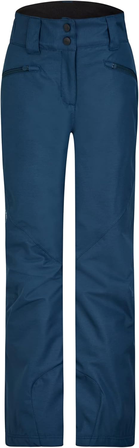 Ziener Mädchen Ski-Hose, Schnee-Hose | wasserdicht, Winddicht, warm Alin, 104 Hale Navy Stru