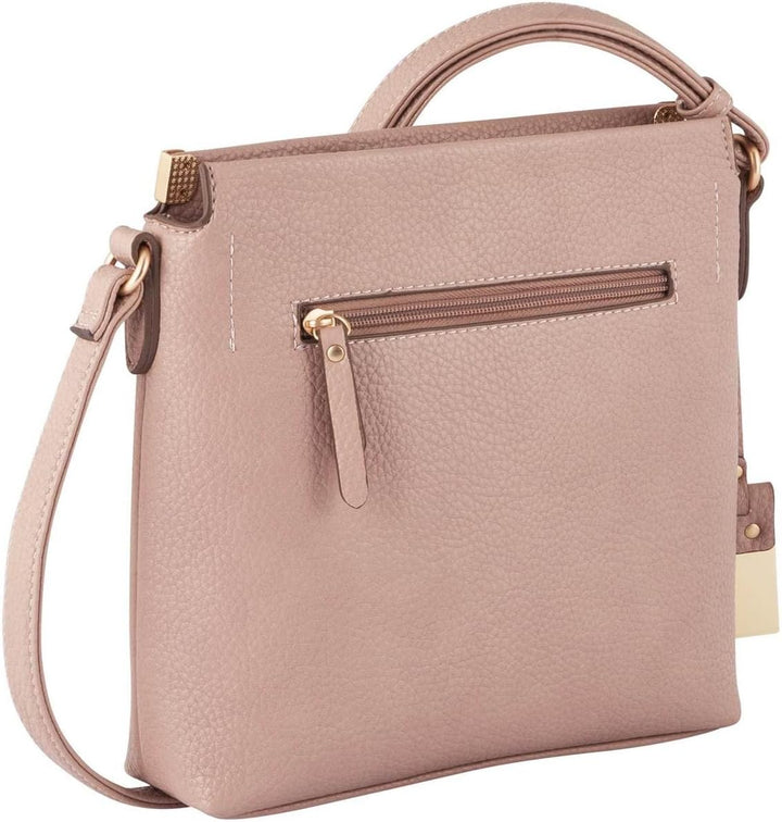 Gabor bags Gela Damen Umhängetasche Crossbody Bag Beige 25 x 6,5 x 23,5 Old Rose, 25 x 6,5 x 23,5 Ol