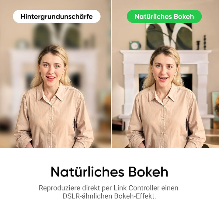 Insta360 Link 2 Standard Bundle - 4K Webcam für PC/Mac, 1/2" Sensor, KI-Tracking, HDR, Mikrofon mit