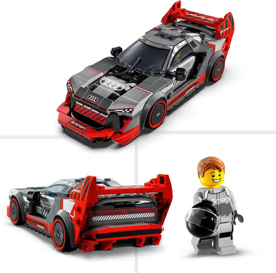 LEGO Speed Champions Audi S1 e-tron Quattro Rennwagen Set mit Auto-Spielzeug zum Bauen & Speed Champ