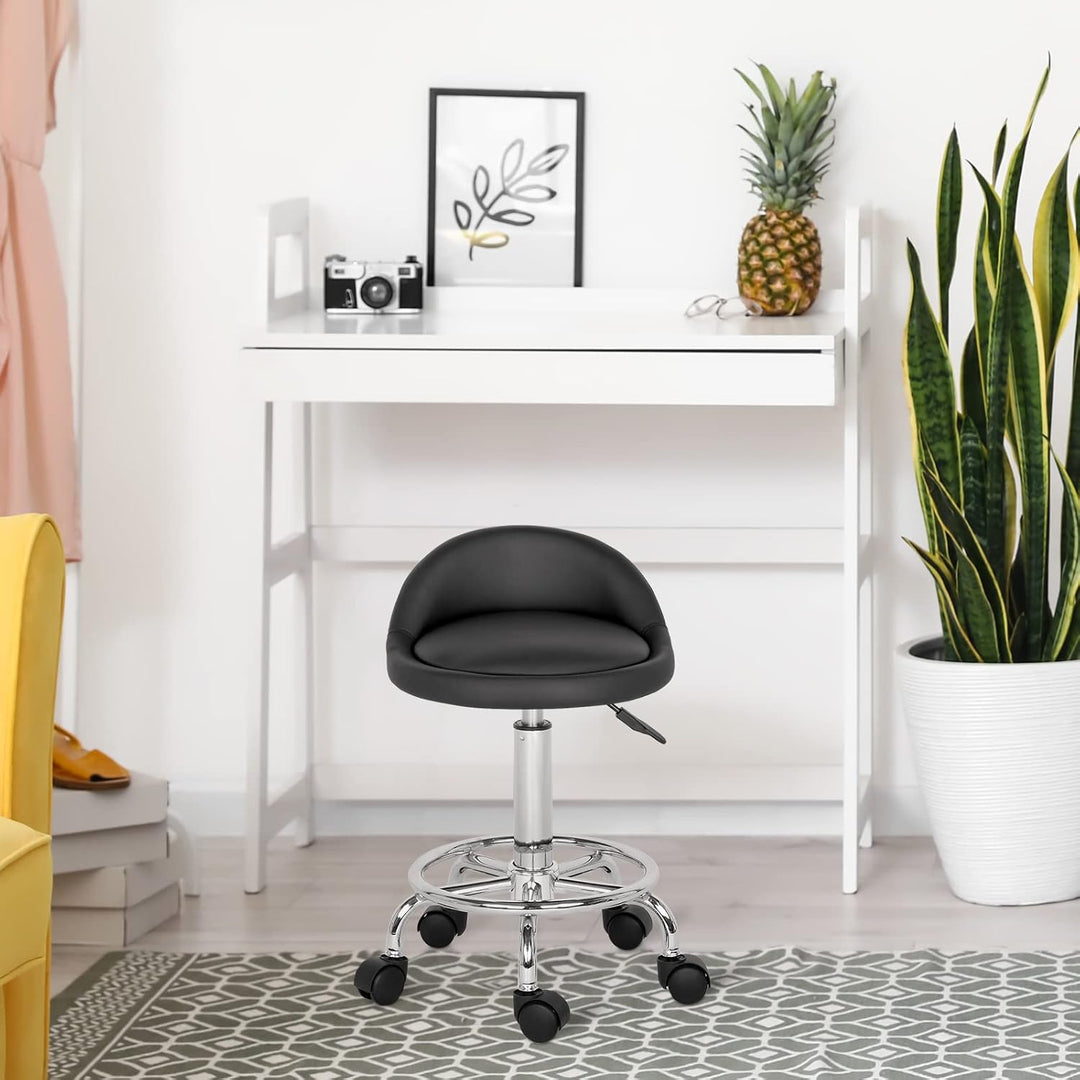TactFire Rollhocker Drehhocker Arbeitshocker Praxishocker Drehstuhl Bürohocker mit Rollen Rollhocker