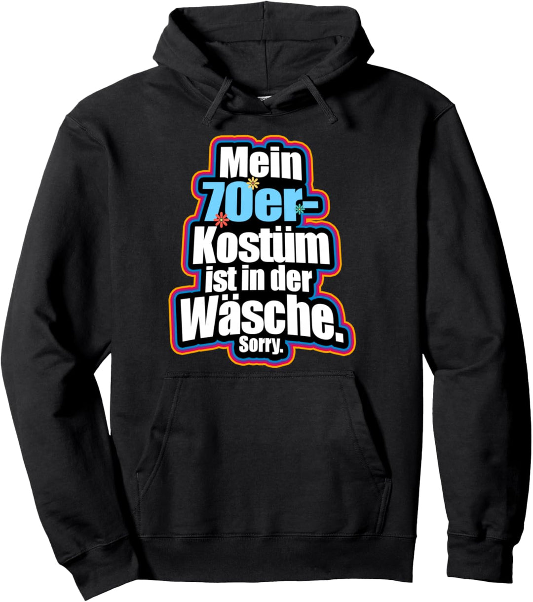 70er Party Kostüm Ist In Der Wäsche Retro Outfit Siebziger Pullover Hoodie