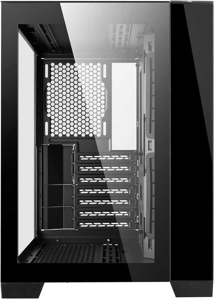 Lian Li O11 Dynamic Mini, Midi-Tower, gehärtetes Glas, Schwarz, Schwarz