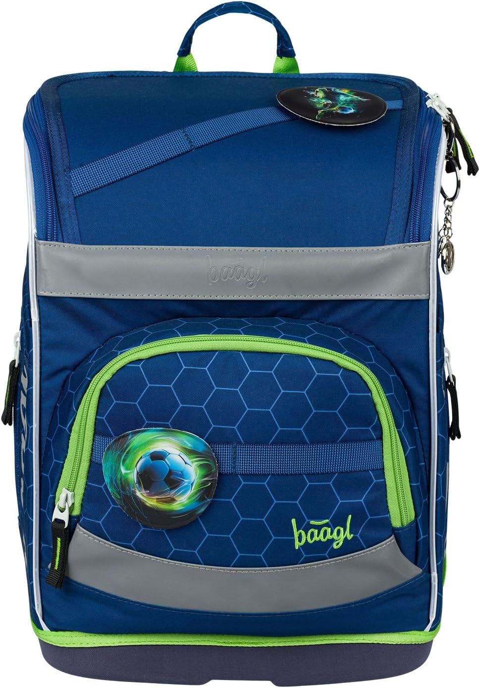 Baagl Schulranzen Jungen Mädchen für 1. Klasse - Ergonomische Schultasche für Kinder Zippy Plus - Sc