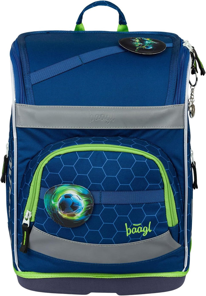Baagl Schulranzen Jungen Mädchen für 1. Klasse - Ergonomische Schultasche für Kinder Zippy Plus - Sc