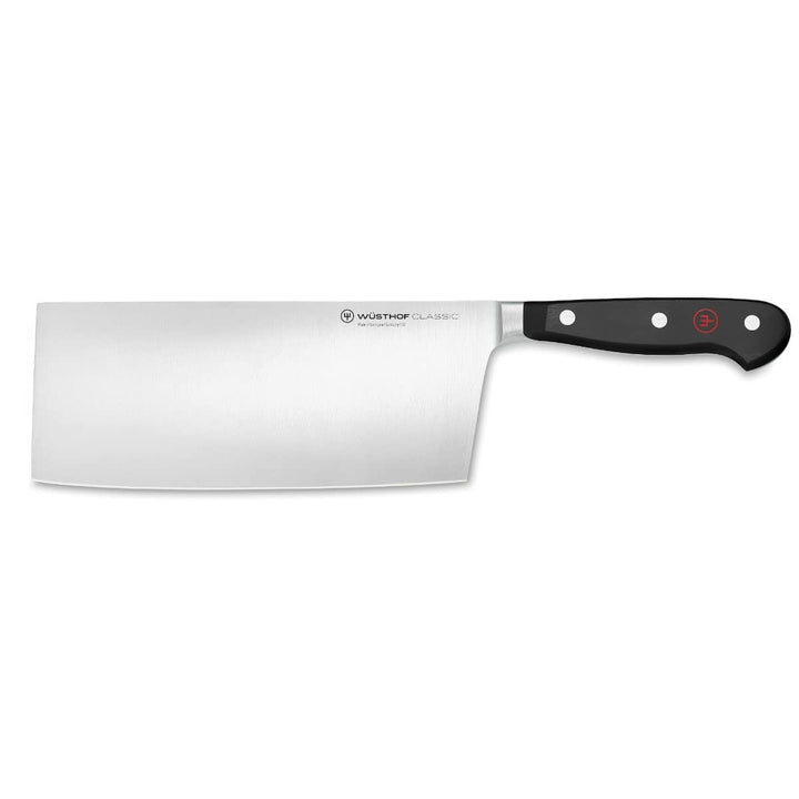 WÜSTHOF Classic Chinesisches Kochmesser 18 cm, Schwarz 18 cm Chinesisches Kochmesser Single, 18 cm C
